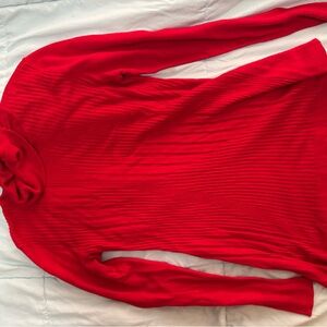 Red turtleneck sweater once wore twice. Size xsmall